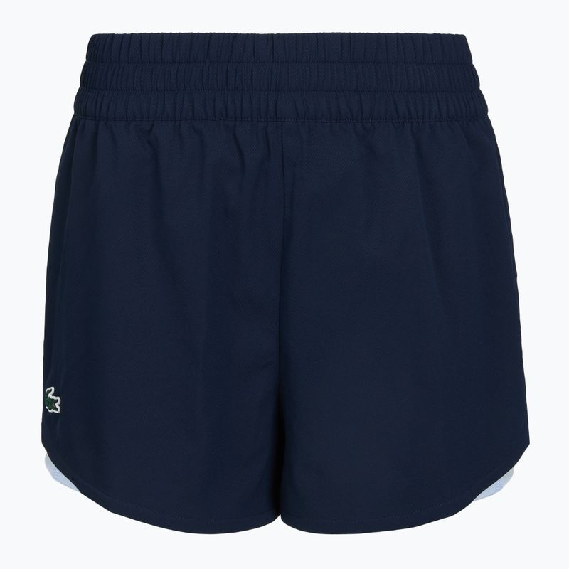 Шорти тенісні жіночі Lacoste GF9972 navy blue/phoenix blue