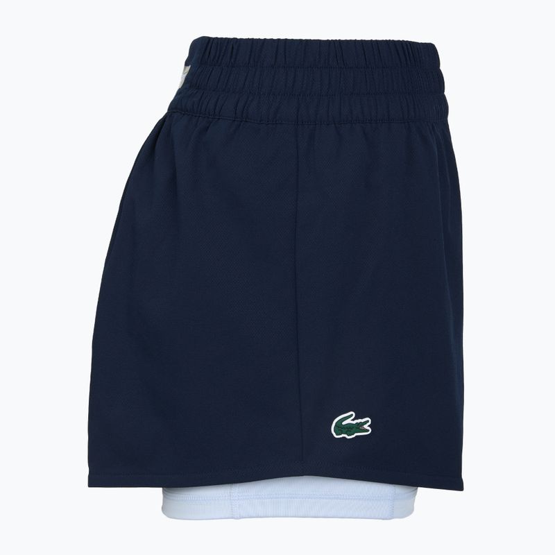 Шорти тенісні жіночі Lacoste GF9972 navy blue/phoenix blue 3