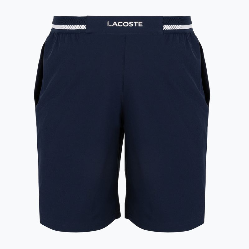 Шорти тенісні чоловічі Lacoste X Novak Djokovic GH7413 navy blue/white 2
