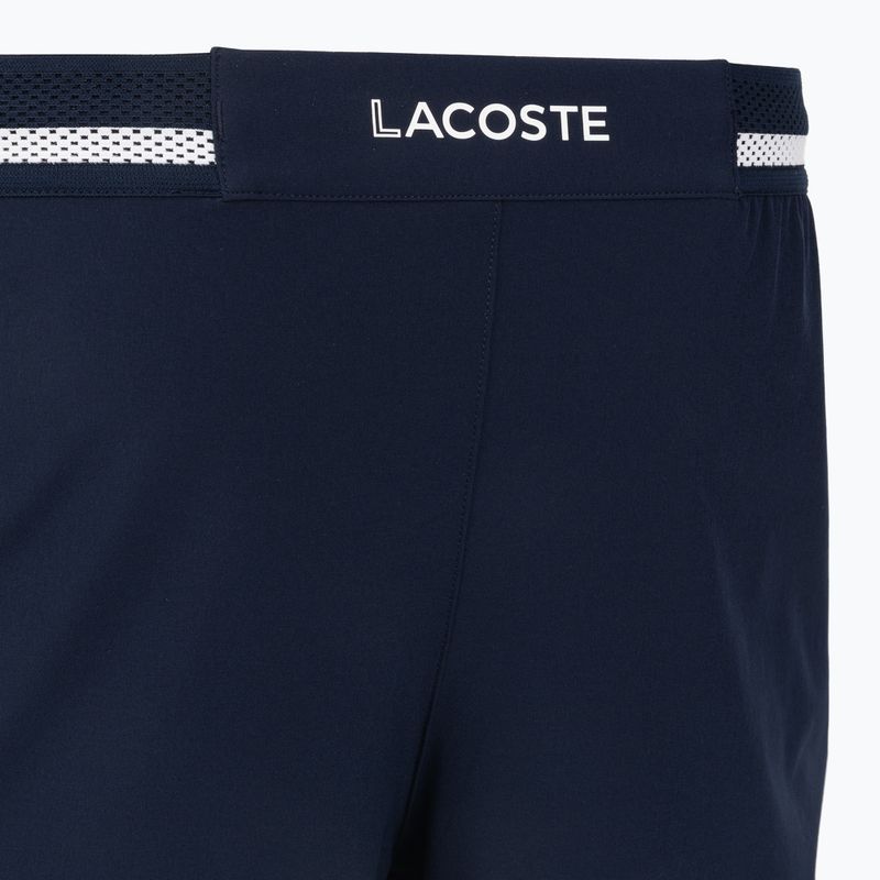 Шорти тенісні чоловічі Lacoste X Novak Djokovic GH7413 navy blue/white 4
