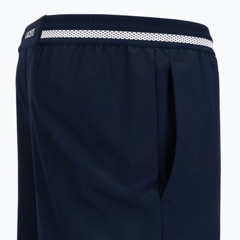 Шорти тенісні чоловічі Lacoste X Novak Djokovic GH7413 navy blue/white 5