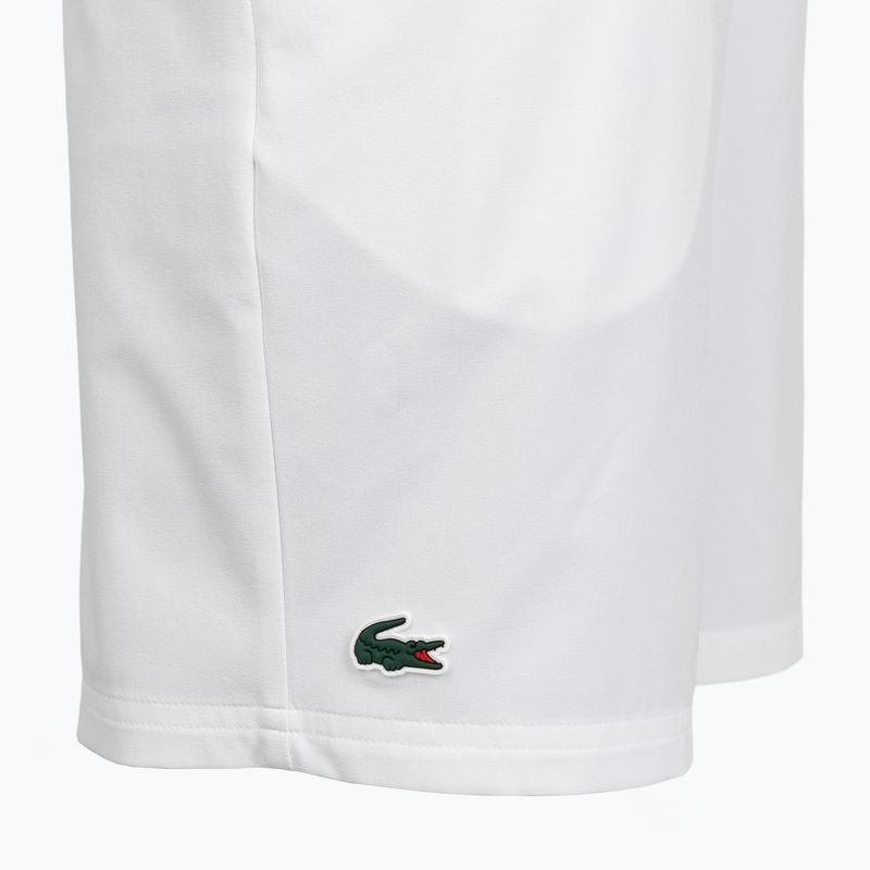 Шорти тенісні чоловічі Lacoste X Novak Djokovic GH7413 white/buffalo 3
