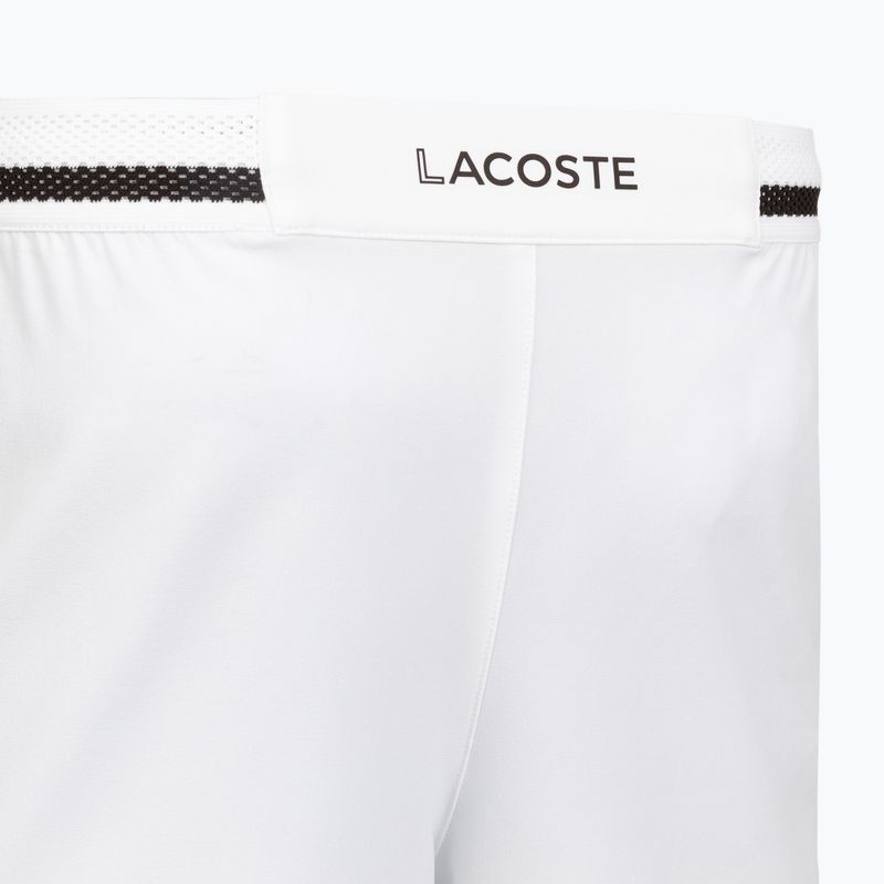 Шорти тенісні чоловічі Lacoste X Novak Djokovic GH7413 white/buffalo 4
