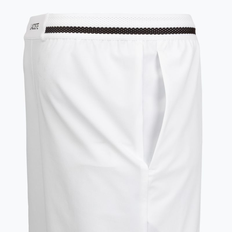 Шорти тенісні чоловічі Lacoste X Novak Djokovic GH7413 white/buffalo 5