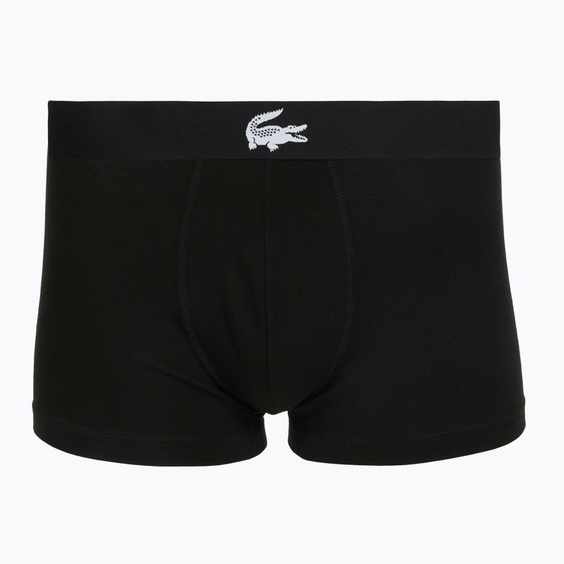 Боксерки чоловічі Lacoste 5H5441 3 pack white/green/black 4