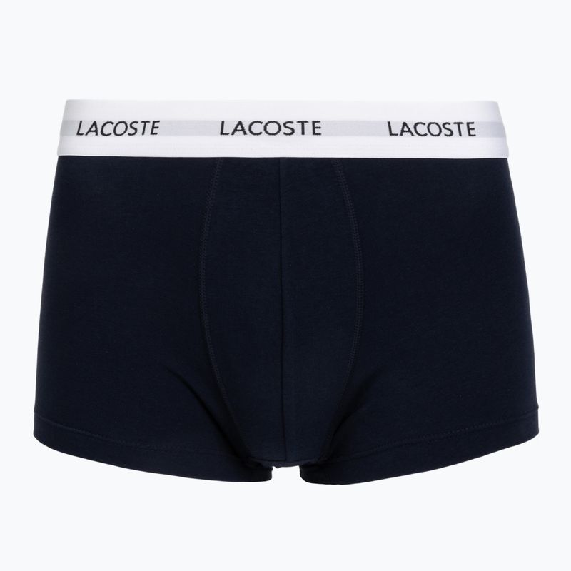 Труси чоловічі Lacoste 5H5150 3 пари turquin blue/navy blue/navy blue 4