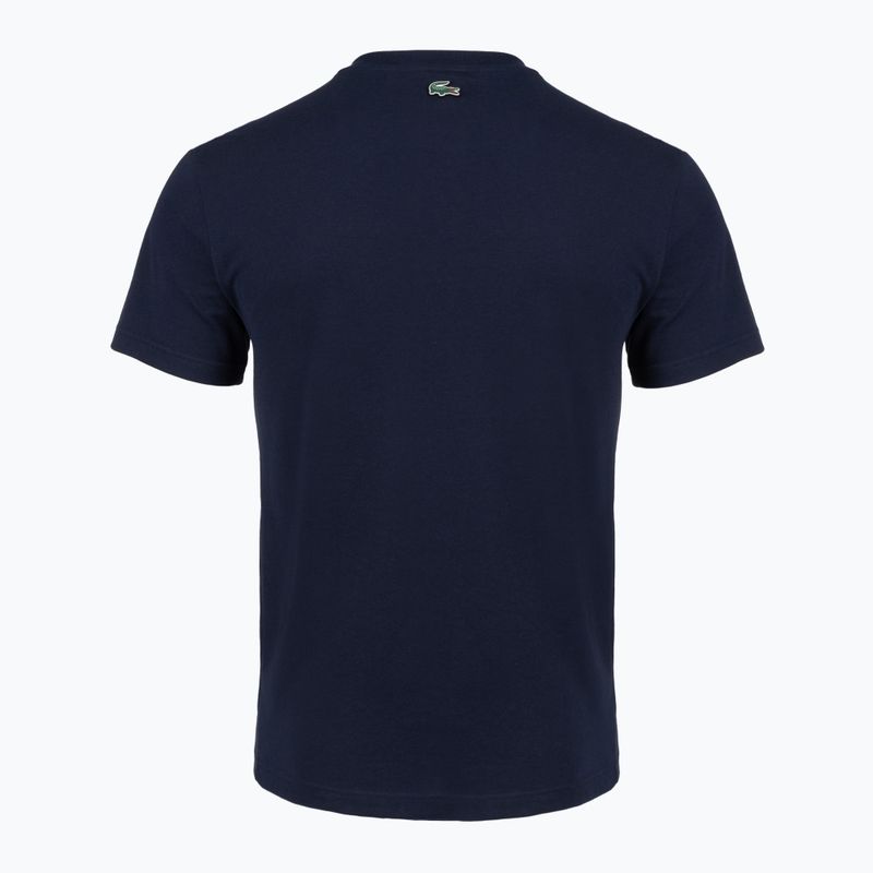 Футболка чоловіча Lacoste TH2630 navy blue 2