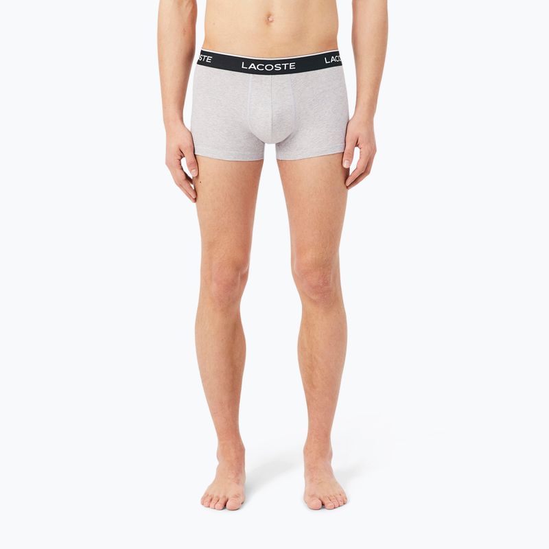 Боксерки чоловічі Lacoste 5H1300 3 pack silver chine/flagstone/black 4