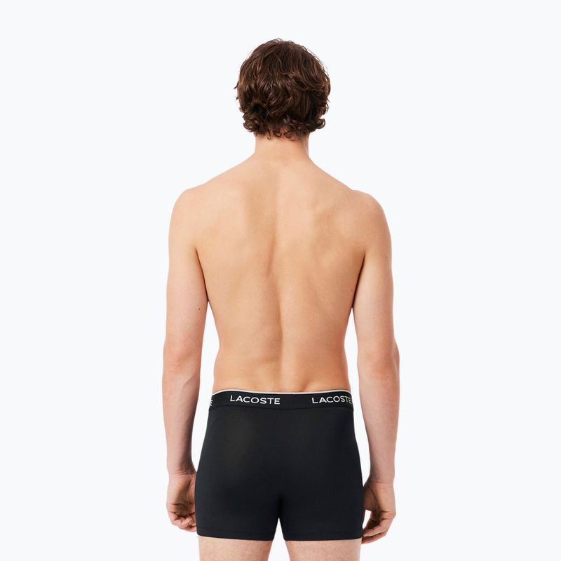 Боксерки чоловічі Lacoste 5H3202 Microfibra Negro 3 pack black 5