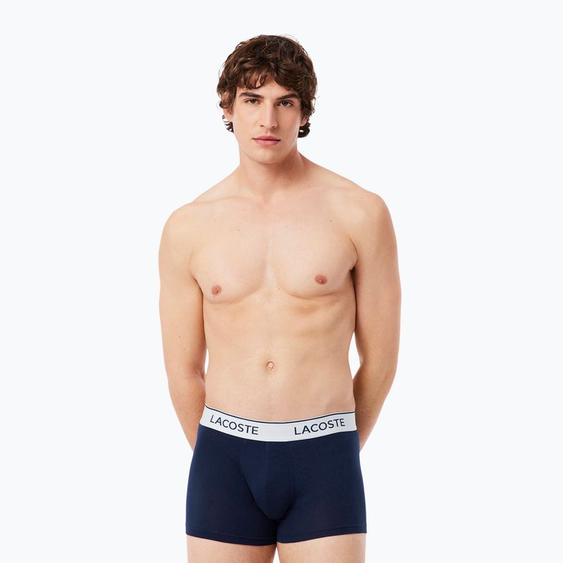 Боксерки чоловічі Lacoste 5H9002 3 pack navy blue 3