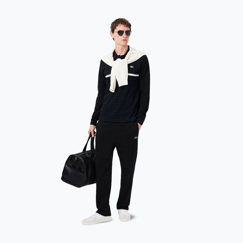 Лонгслів поло чоловічий Lacoste Polo PH9776 black/navy blue 2