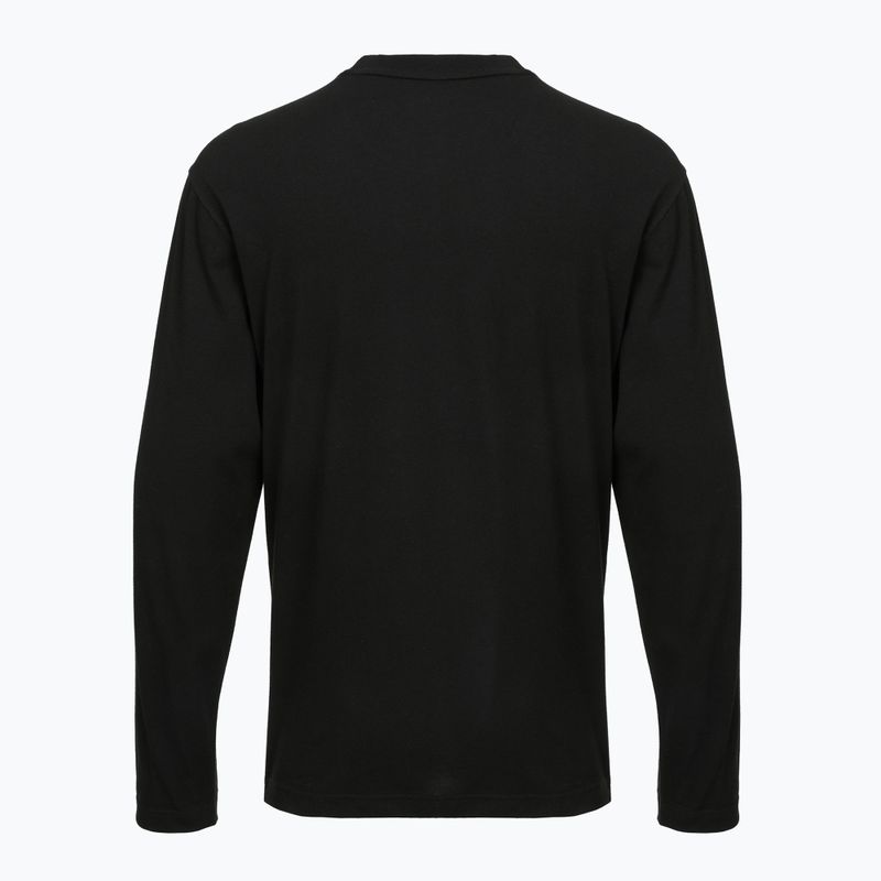 Лонгслів чоловічий Lacoste TH7026 V-Neck black 2