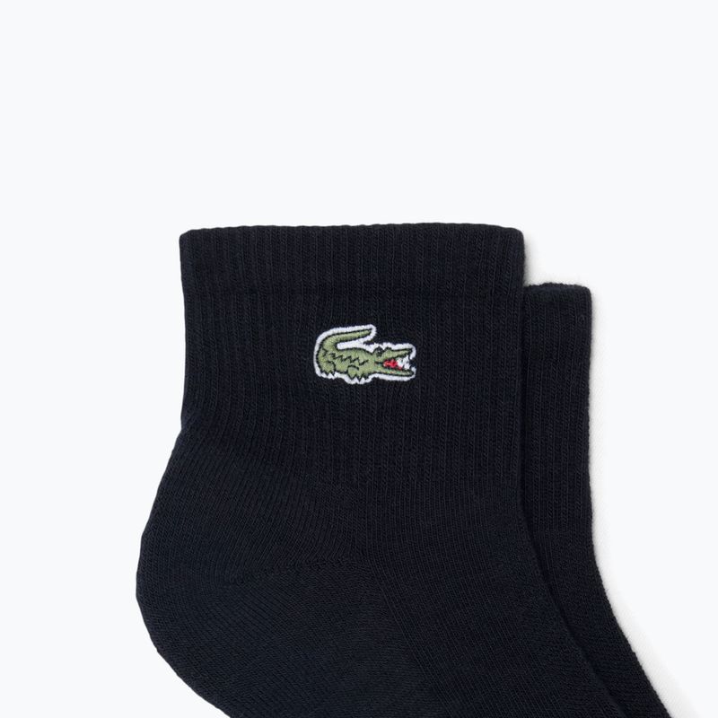 Шкарпетки Lacoste RA9182 Ankle 3-pak black 2
