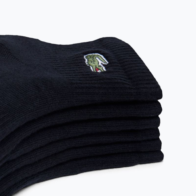 Шкарпетки Lacoste RA9182 Ankle 3-pak black 3