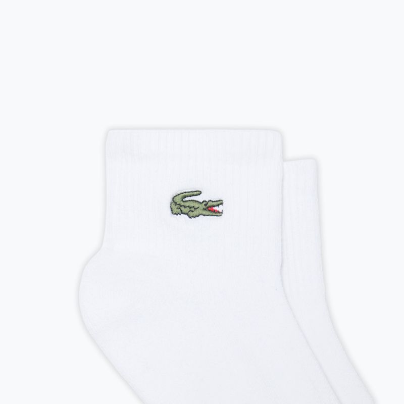 Шкарпетки Lacoste RA9182 Ankle 3-pak white 2