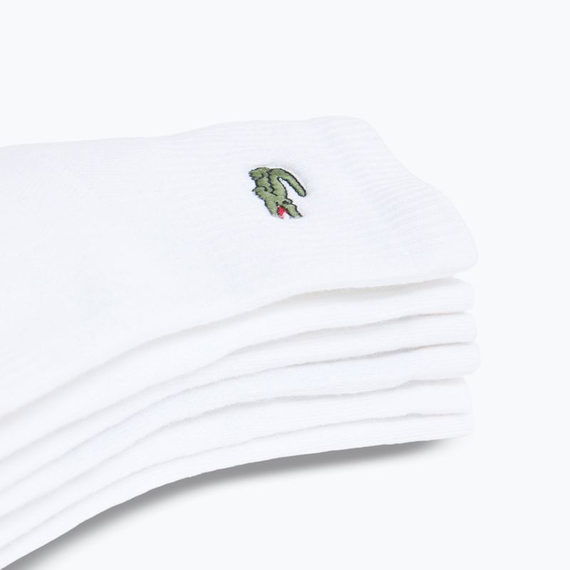 Шкарпетки Lacoste RA9182 Ankle 3-pak white 3