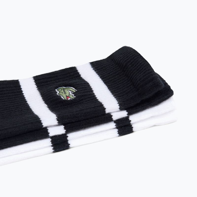 Шкарпетки Lacoste RA9189 Ankle 3-pak black/white 2