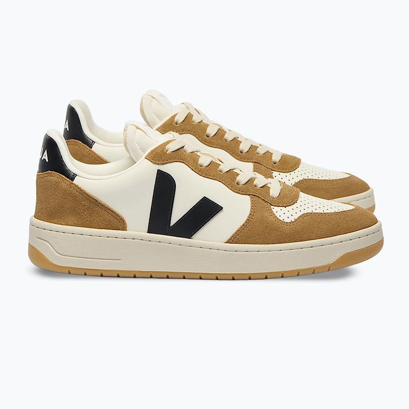 Взуття чоловіче VEJA V-10 Prime Leather pure/black/tent 2