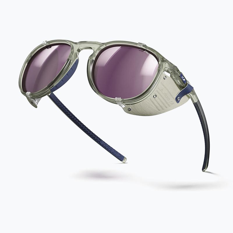 Окуляри сонцезахисні Julbo Millenium Polarized HD shiny transparent army green/white/blue 5