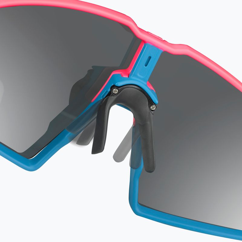 Сонцезахисні окуляри Julbo Edge Spectron 3 флуоресцентні рожеві/сині/сріблясті зі спалахом 6