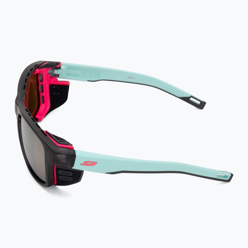 Окуляри сонцезахисні Julbo Shield M Spectron translucent black/light blue/pink 4