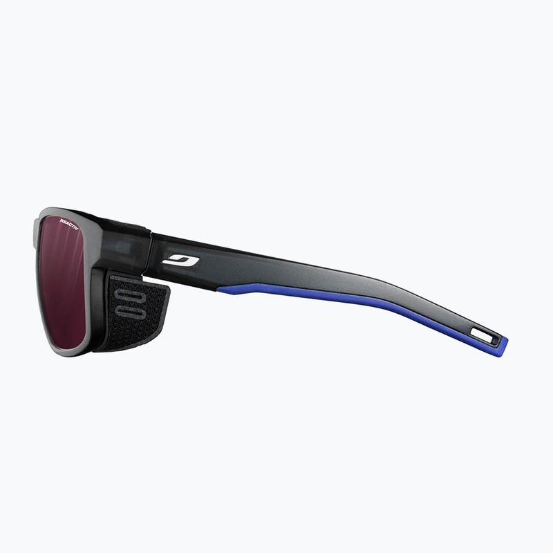Окуляри сонцезахисні Julbo Shield Reactiv High Contrast translucent black/blue/white 4