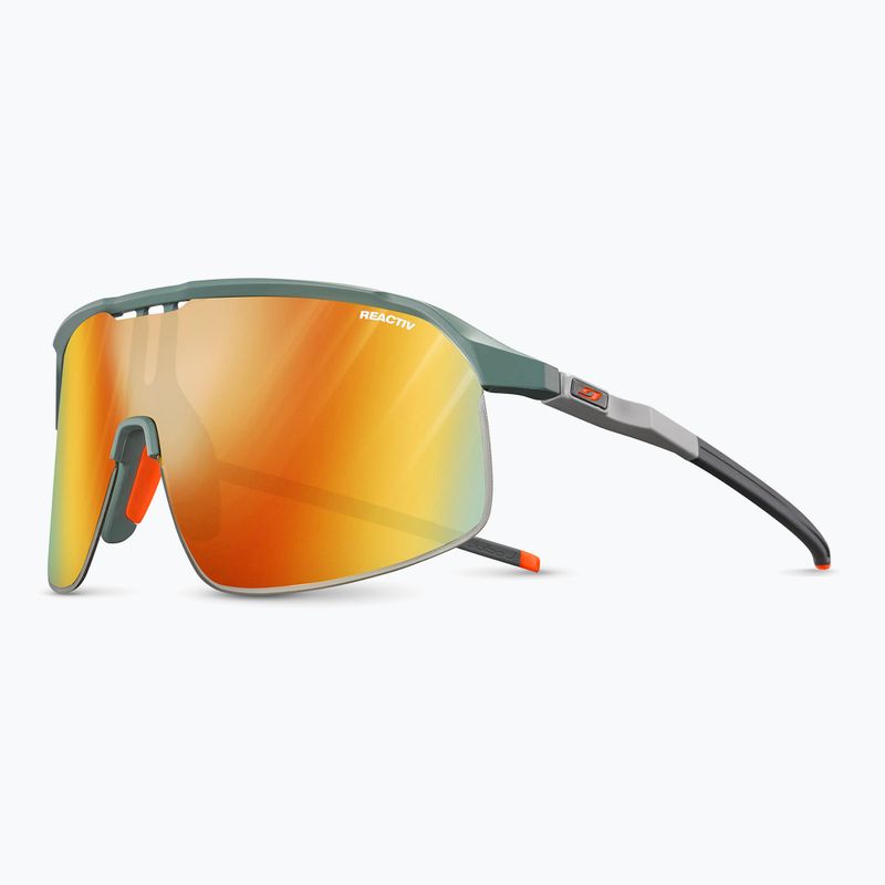 Сонцезахисні окуляри Julbo Density Reactiv 1-3 Light Amplifier оливково-зелені/сірі/багатошарові червоні
