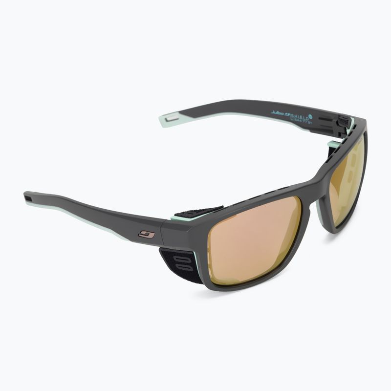 Окуляри сонцезахисні Julbo Shield Reactiv Glare Control dark grey/green pastel 2