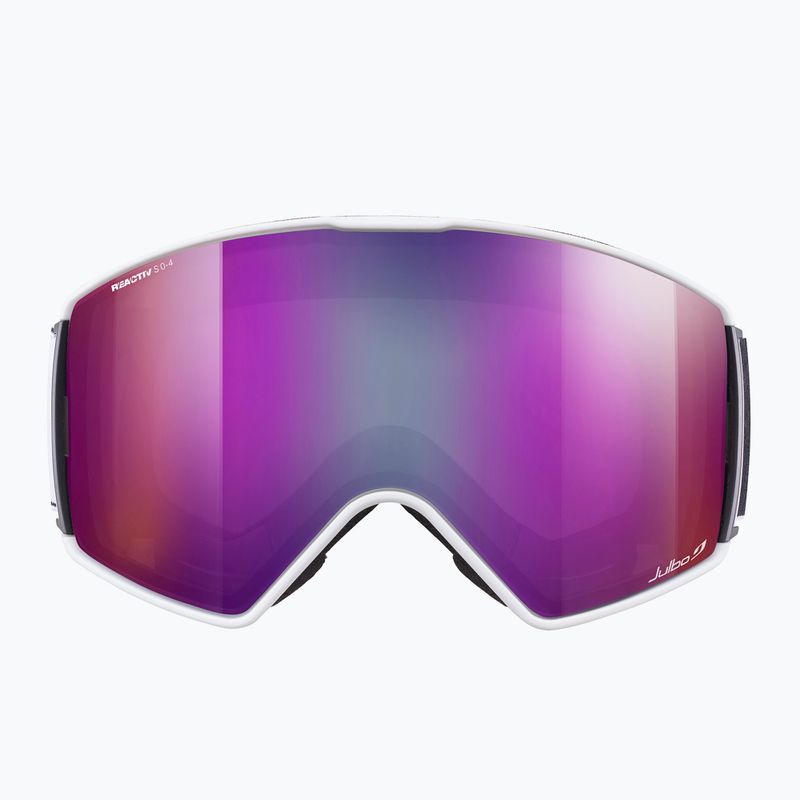 Окуляри гірськолижні Julbo Launcher Reactiv High Contrast white/black/flash purple 6