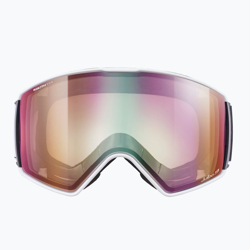 Окуляри гірськолижні Julbo Launcher Reactiv High Contrast white/black/flash purple 7