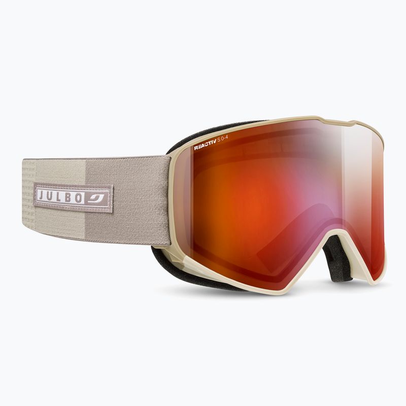 Окуляри гірськолижні Julbo Cyrius-X Reactiv High Contrast beige/brown/flash infrared 5