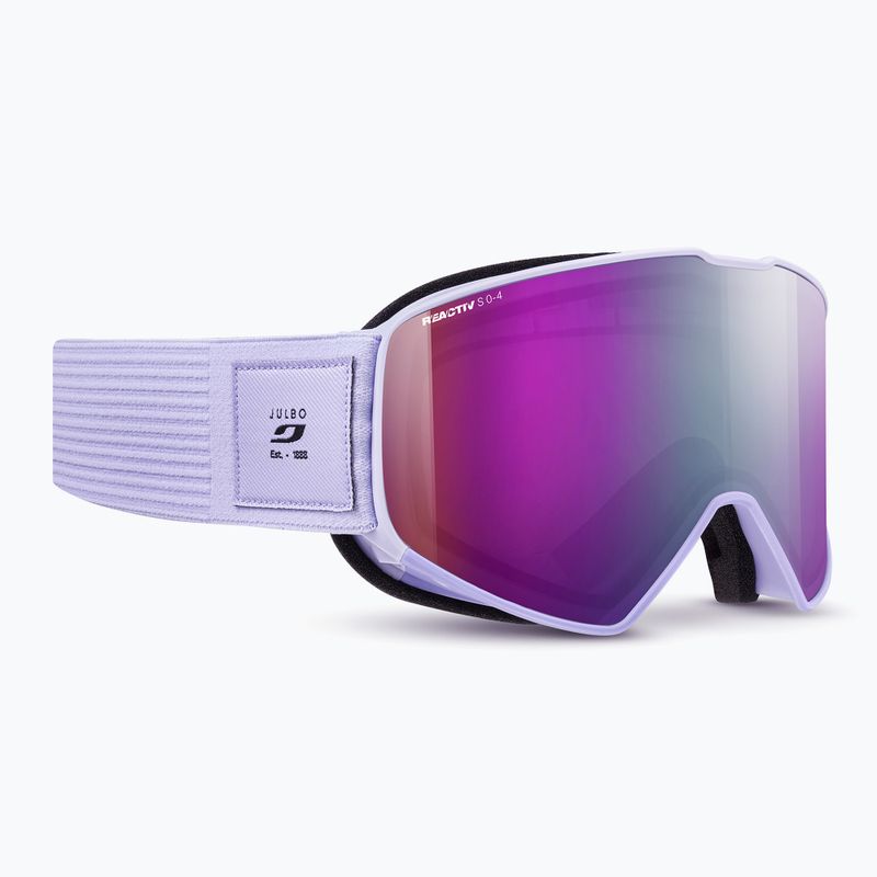 Окуляри гірськолижні Julbo Cyrius-X Reactiv High Contrast light purple/flash purple