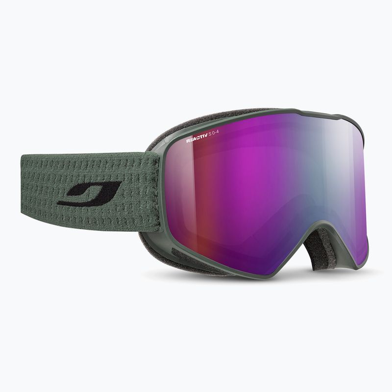Окуляри лижні Julbo Cyclon Reactiv High Contrast dark green/flash purple