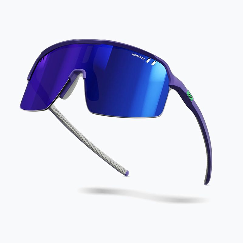 Окуляри сонцезахисні Julbo Intensity Reactiv High Contrast matt purple/gray/green 6