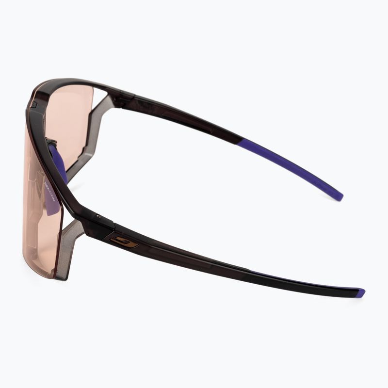 Окуляри велосипедні Julbo Edge Reactiv 1-3 High Contrast matt translucent black/purple 5
