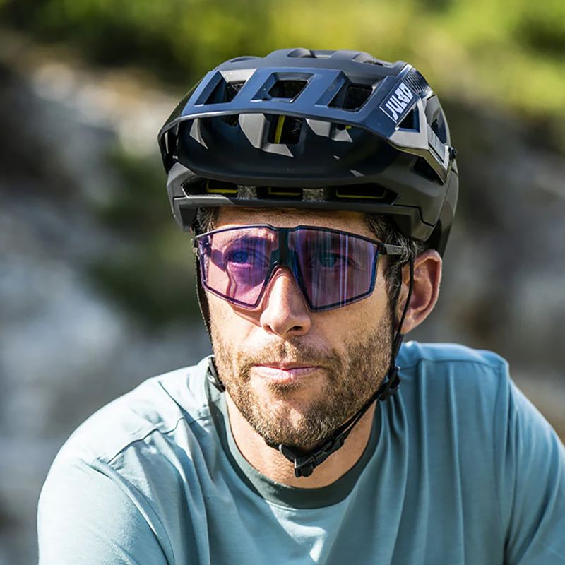 Окуляри велосипедні Julbo Edge Reactiv 1-3 High Contrast matt translucent black/purple 7