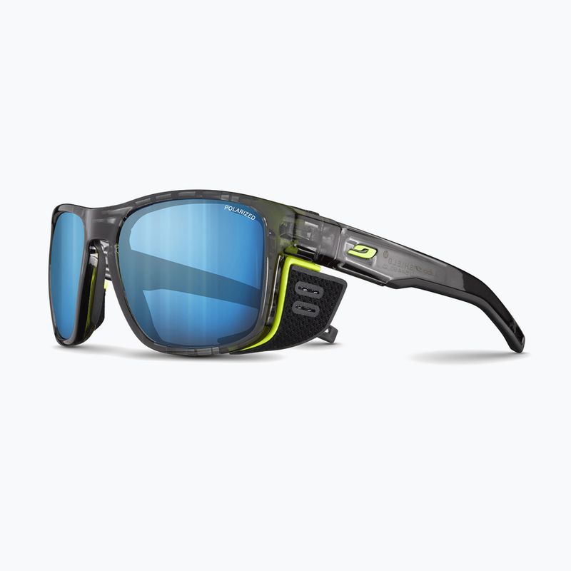 Велосипедні окуляри Julbo Shield Polar 4 Hd чорно-жовтий флюоресцентний/капсульний океанський майстер 7