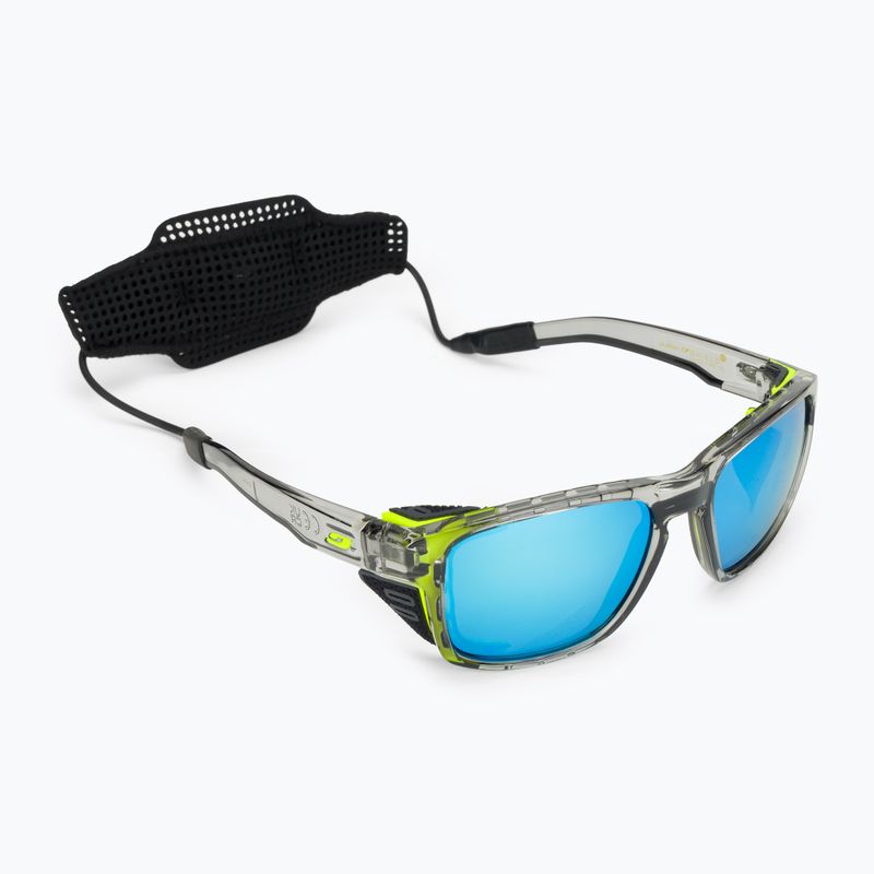 Велосипедні окуляри Julbo Shield M Polar 4 Hd чорно-жовті флюоресцентні/капсульні ocean master