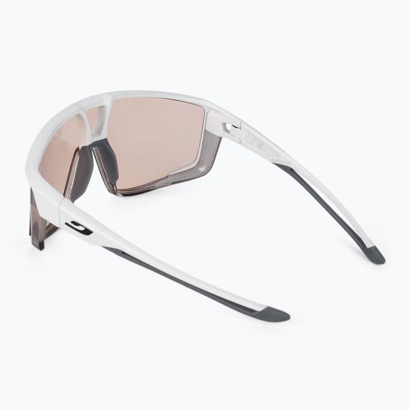 Окуляри велосипедні Julbo Fury Reactiv 1-3 High Contrast matt white/translucent gray 2