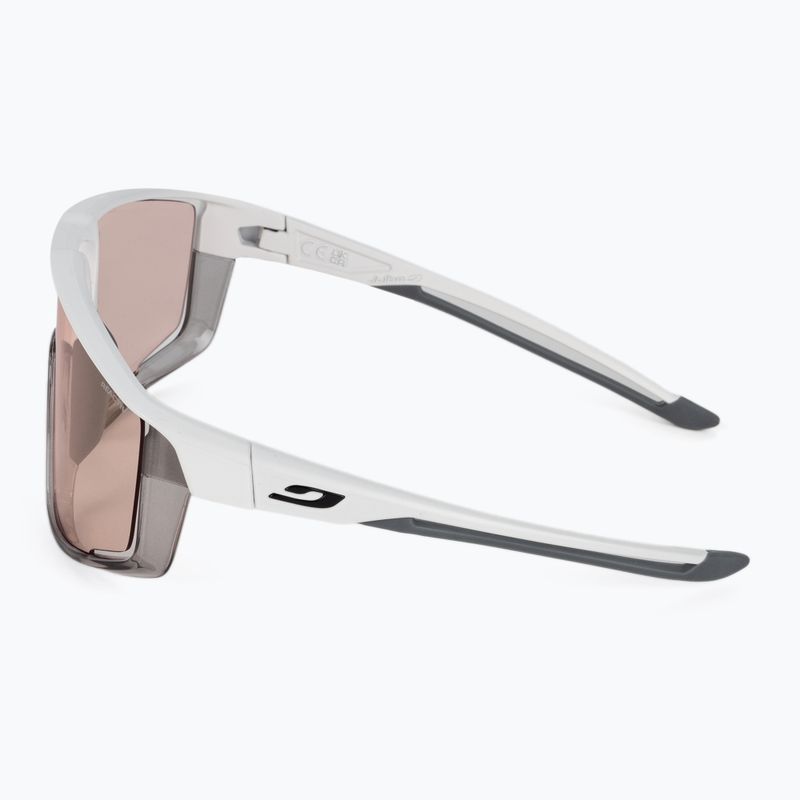 Окуляри велосипедні Julbo Fury Reactiv 1-3 High Contrast matt white/translucent gray 4