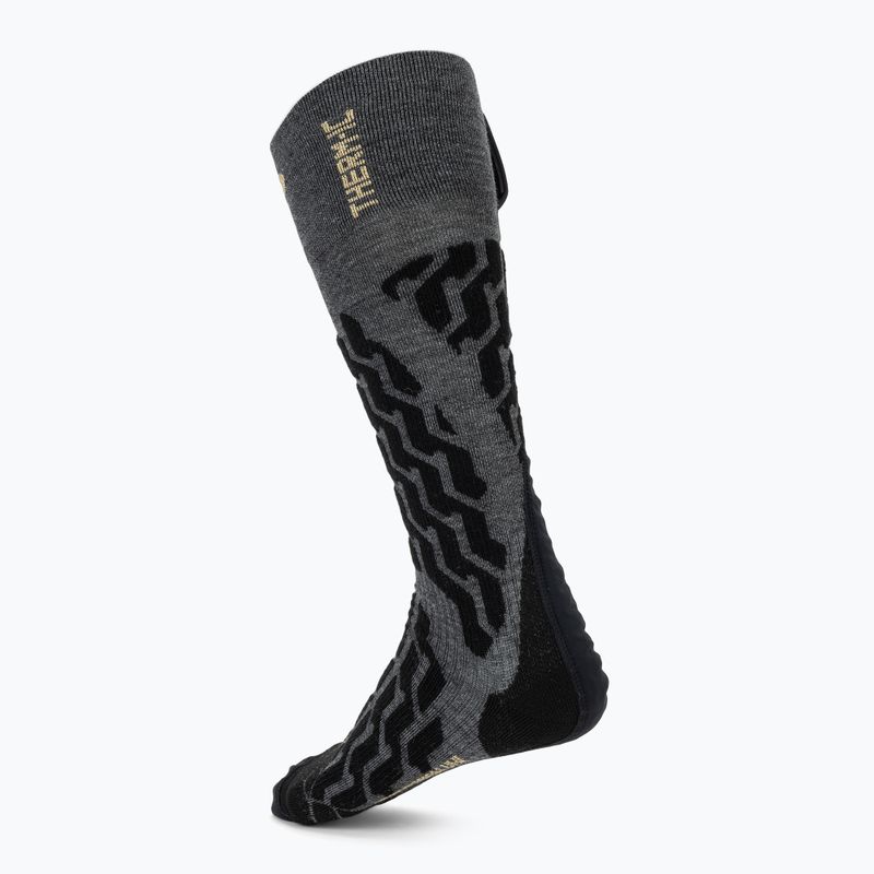 Шкарпетки з підігрівом Therm-ic Powersocks Heat Fusion Uni grey/ black 2