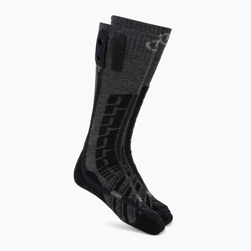 Шкарпетки з підігрівом Therm-ic Comfort Socks S.E.T grey/ black