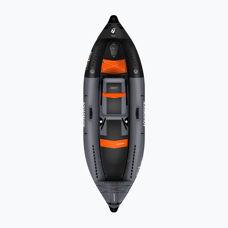 Байдарка надувна 1-місна AQUADESIGN Koloa X'Perience 1 305 см black/grey 2