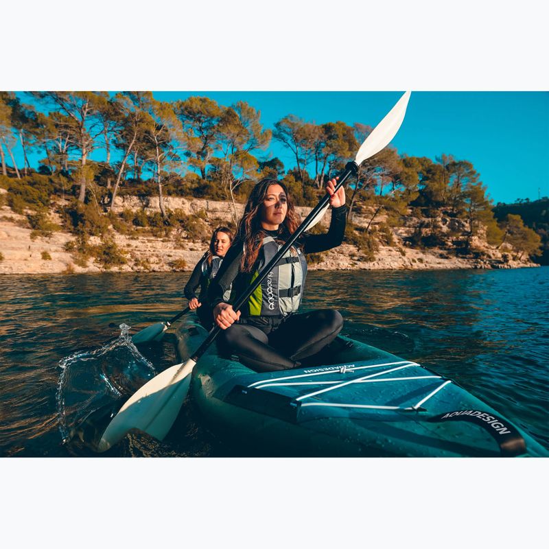 Байдарка надувна 2-місна AQUADESIGN Epyx 380 см blue 8