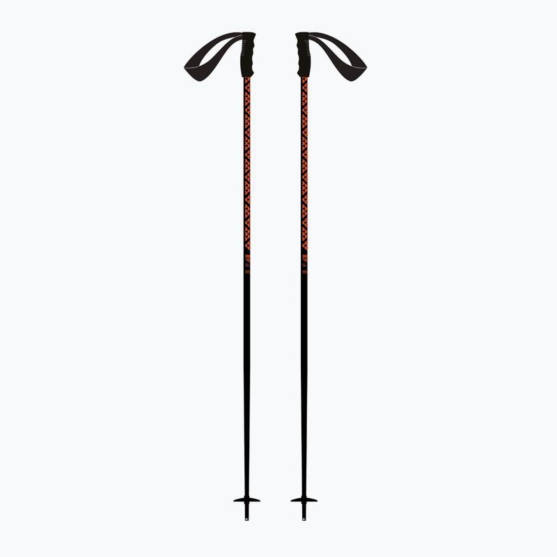 Палиці гірськолижні Black Crows Meta black/orange 6