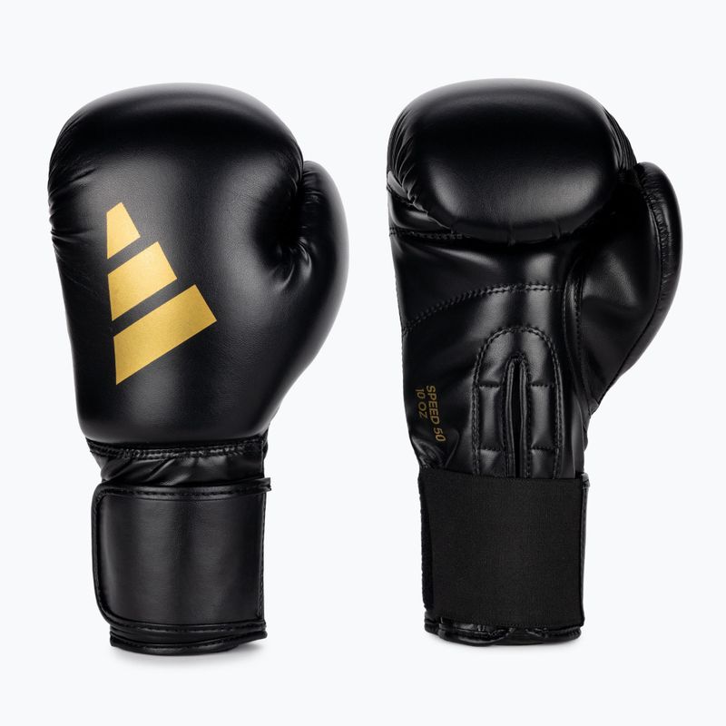 Рукавиці боксерські adidas Speed 50 black/gold