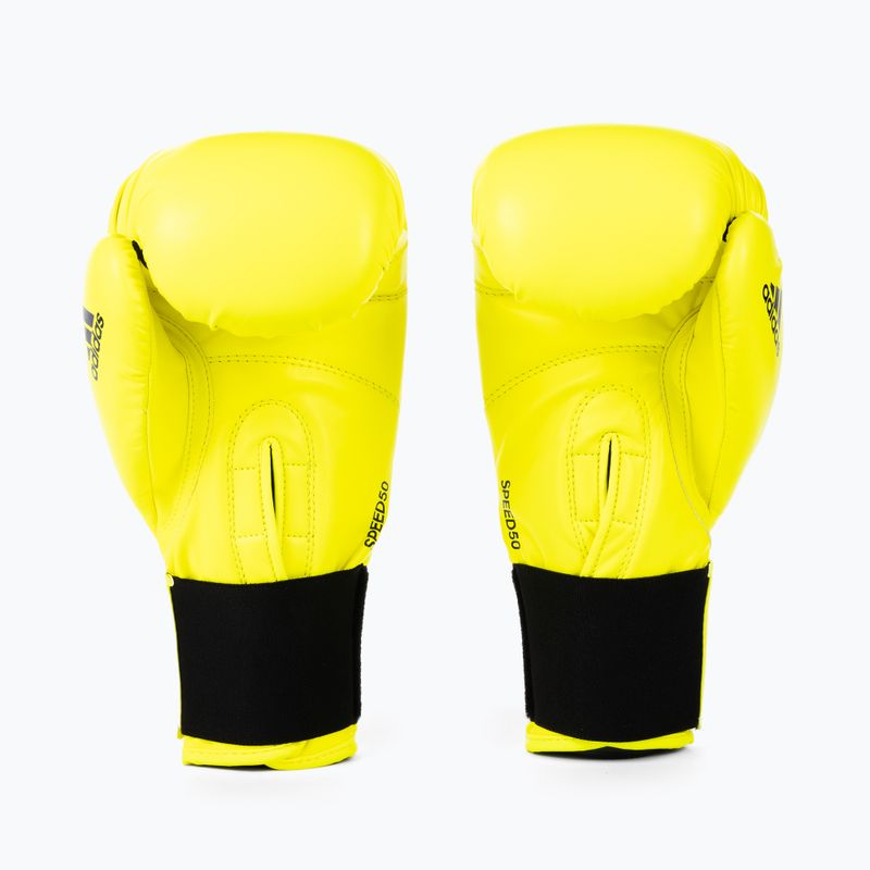 Рукавиці воксерські adidas Speed 50 жовті ADISBG50 2