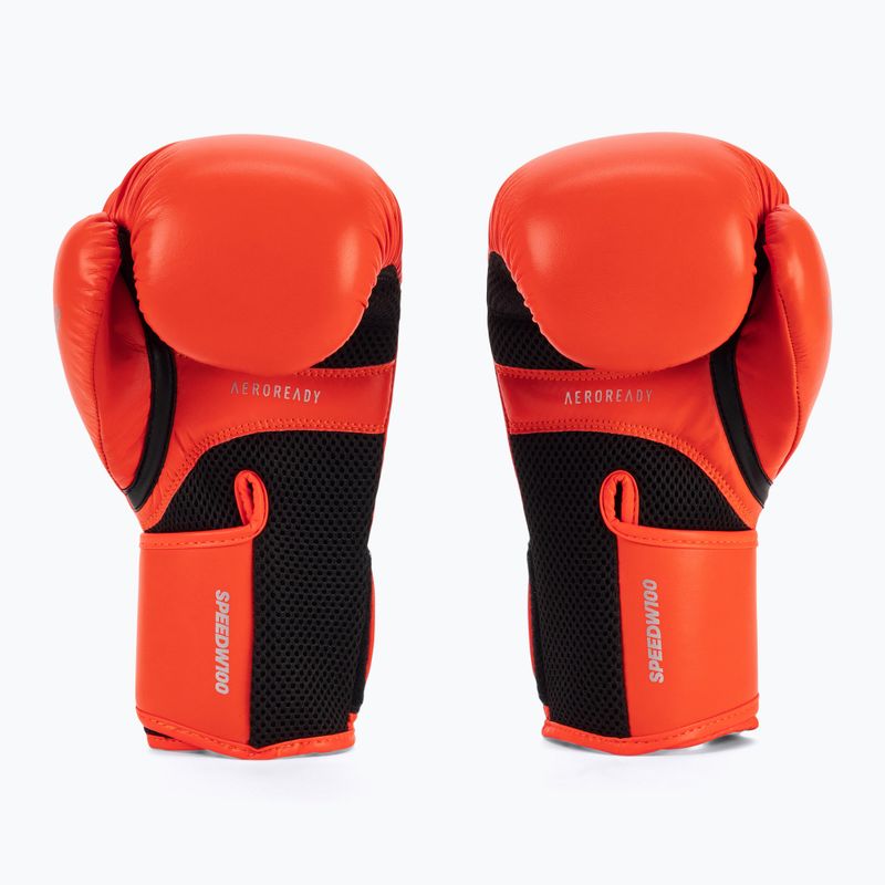 Рукавиці боксерські жіночі adidas Speed 100 червоно-чорні ADISBGW100-40985 2