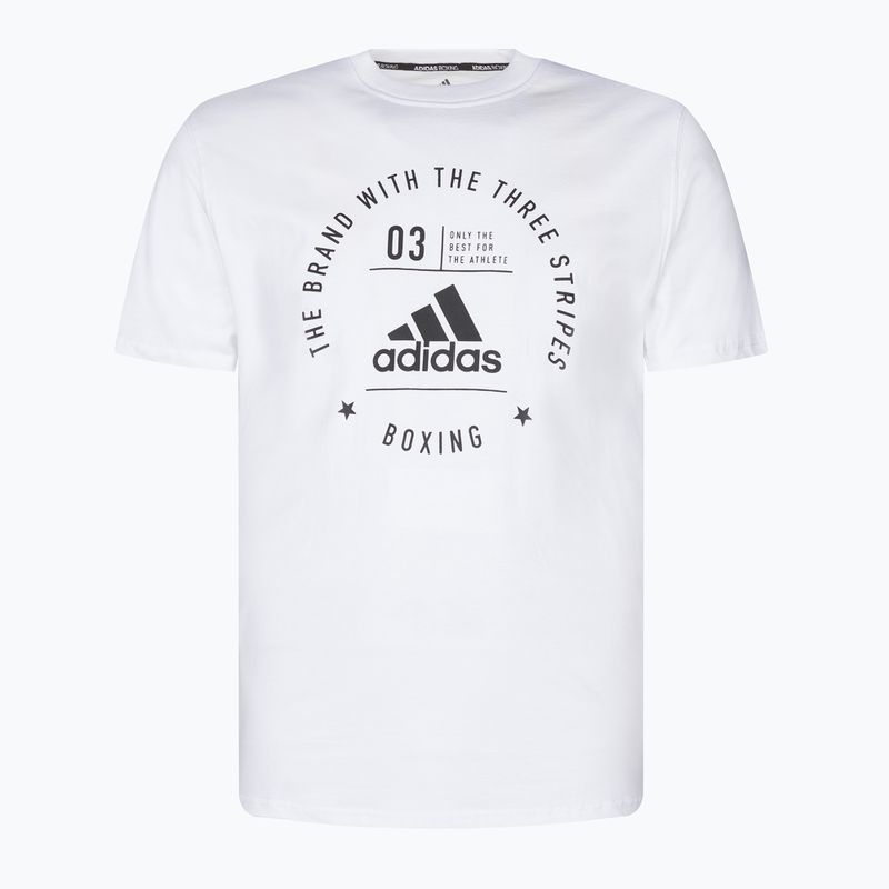 Футболка тренувальна adidas Boxing біла ADICL01B