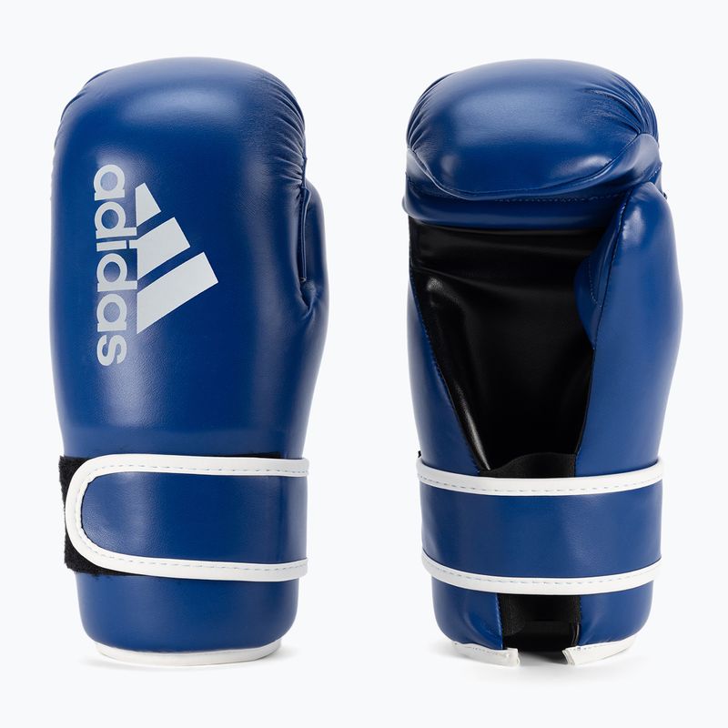 Рукавиці боксерські adidas Point Fight Adikbpf100 блакитно-білі ADIKBPF100